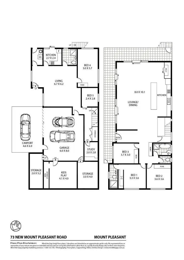Floorplan of Homely house listing, 73 New Mount Pleasant Road, Mount Pleasant NSW 2519