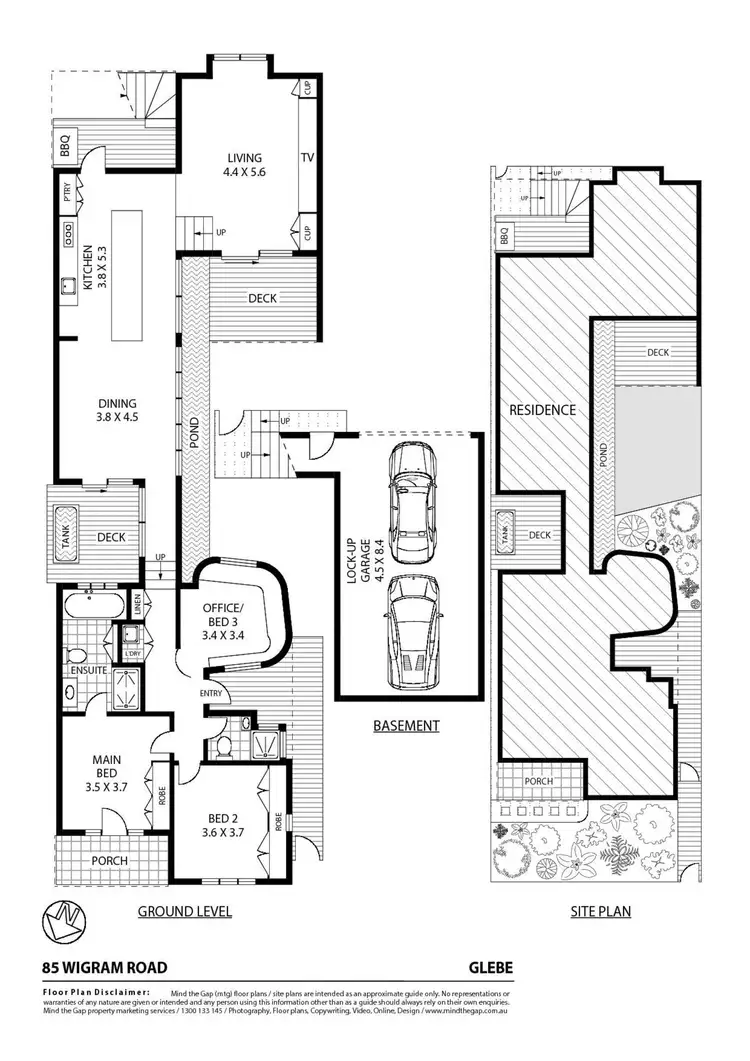 Floorplan of Homely house listing, 85 Wigram Road, Glebe NSW 2037