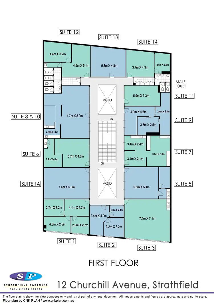 Floorplan of Homely block of units listing, 12-14 Churchill Avenue, Strathfield NSW 2135