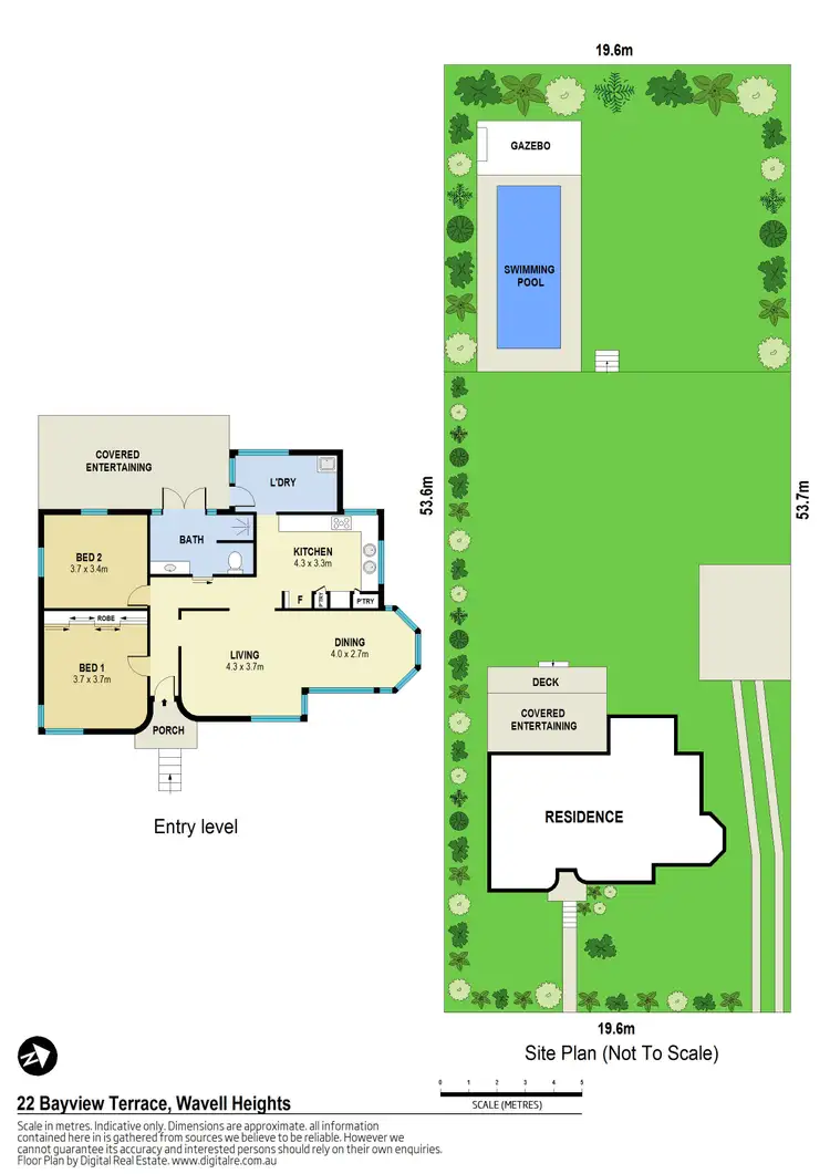 Floorplan of Homely house listing, 22 Bayview Terrace, Wavell Heights QLD 4012