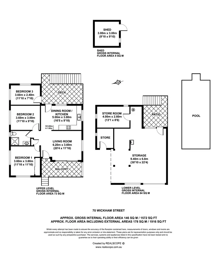 Floorplan of Homely house listing, 70 Wickham Street, Morningside QLD 4170