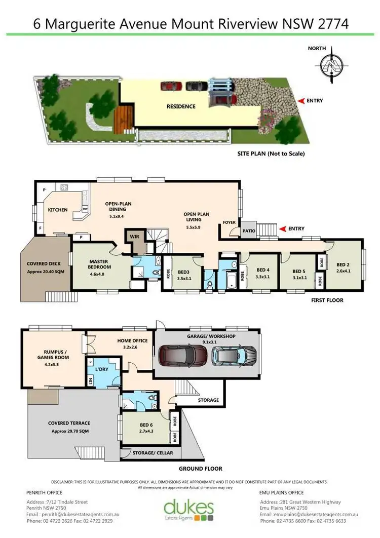 Floorplan of Homely house listing, 6 Marguerite Avenue, Mount Riverview NSW 2774