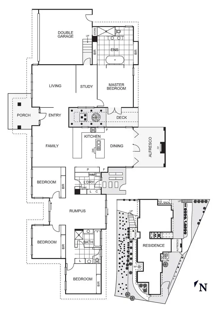 Floorplan of Homely house listing, 11 Kingfisher Drive, Diamond Creek VIC 3089