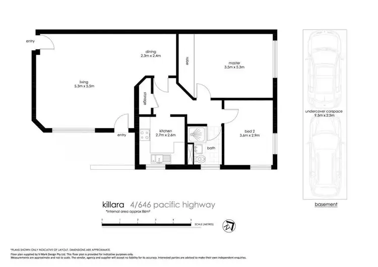 Floorplan of Homely apartment listing, 4/646 Pacific Highway, Killara NSW 2071