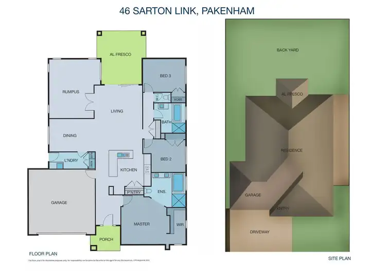 Floorplan of Homely house listing, 46 Sarton Link, Pakenham VIC 3810