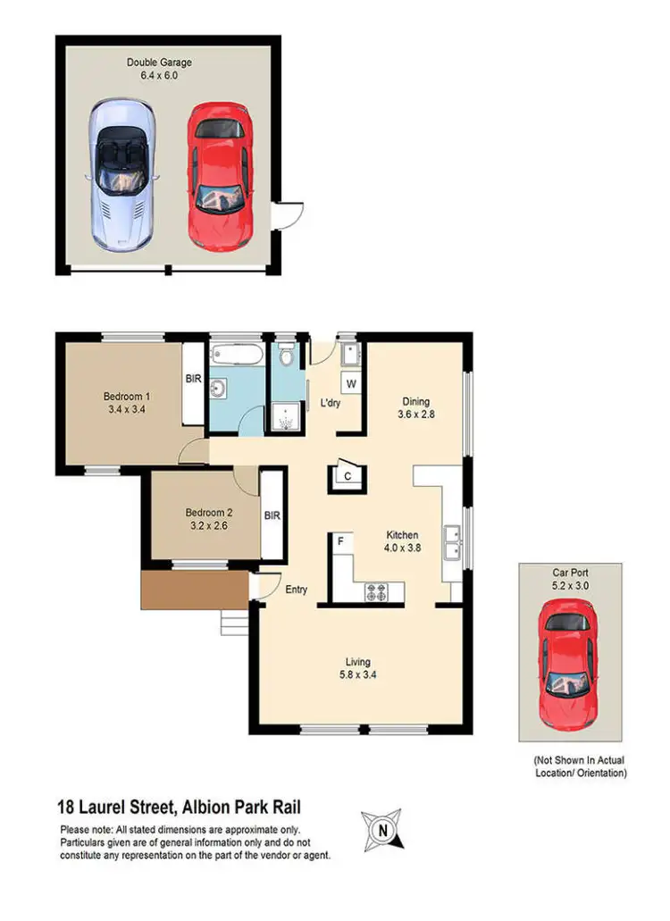 Floorplan of Homely house listing, 18 Laurel Street, Albion Park Rail NSW 2527
