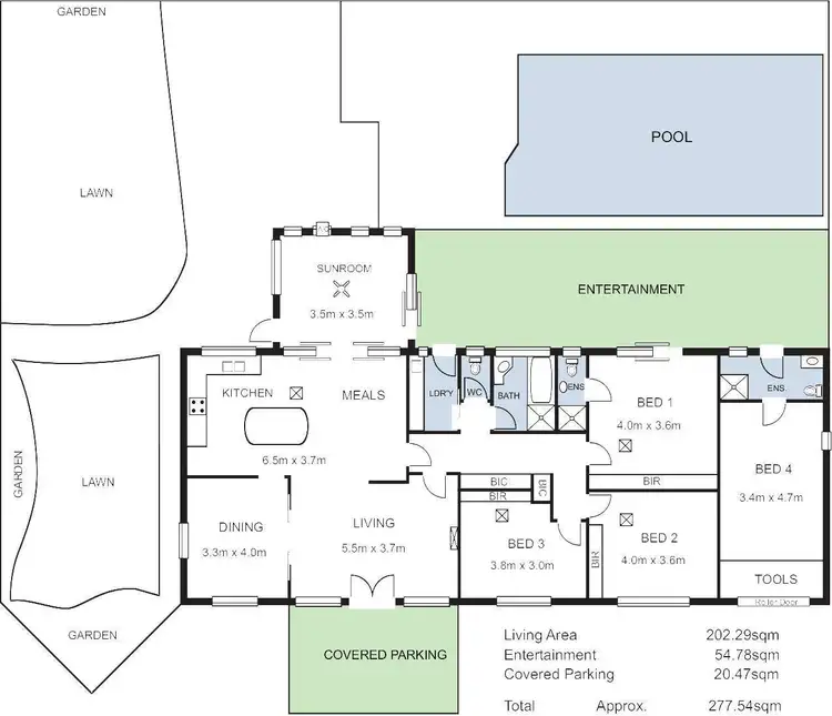 Floorplan of Homely house listing, 2 Dennis Drive, West Beach SA 5024