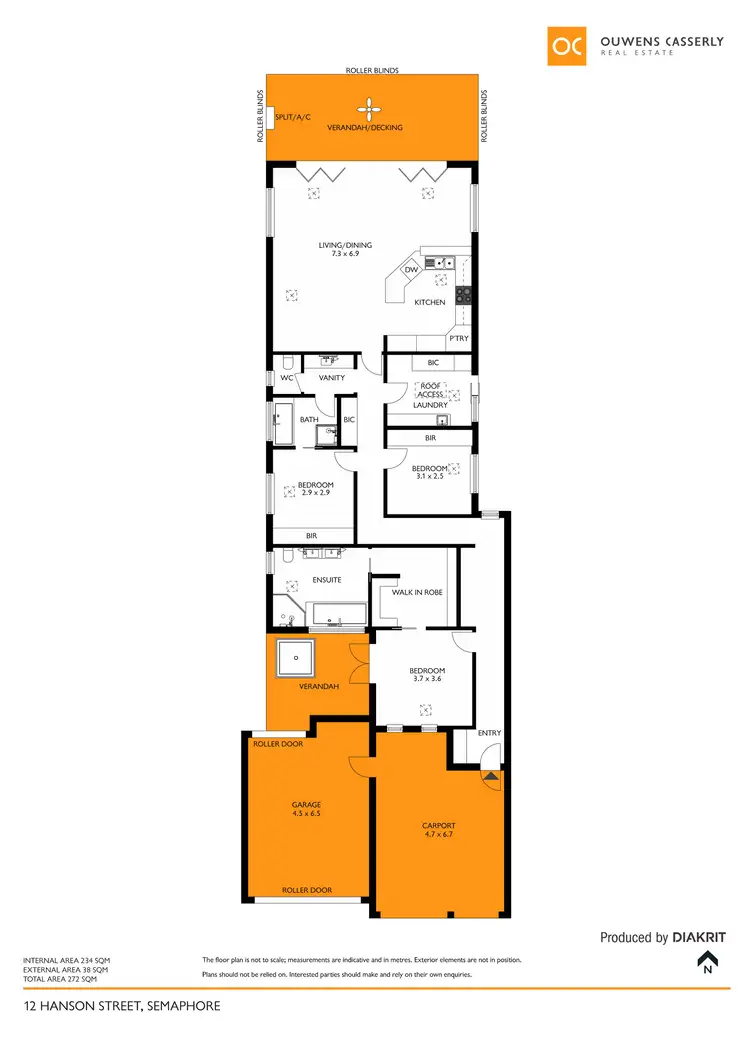 Floorplan of Homely house listing, 12 Hanson Street, Semaphore SA 5019