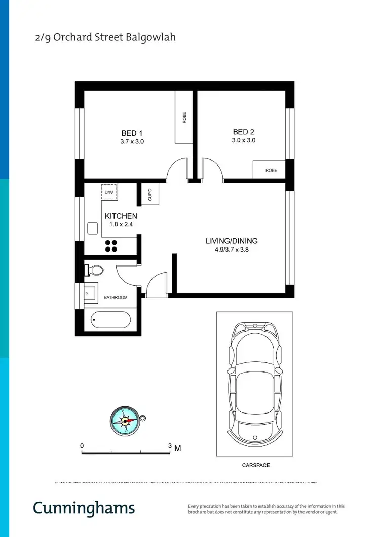 Floorplan of Homely unit listing, 2/9 Orchard Street, Balgowlah NSW 2093