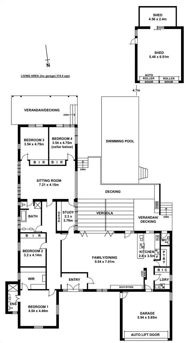 Floorplan of Homely house listing, 8 Milton Avenue, Beaumont SA 5066