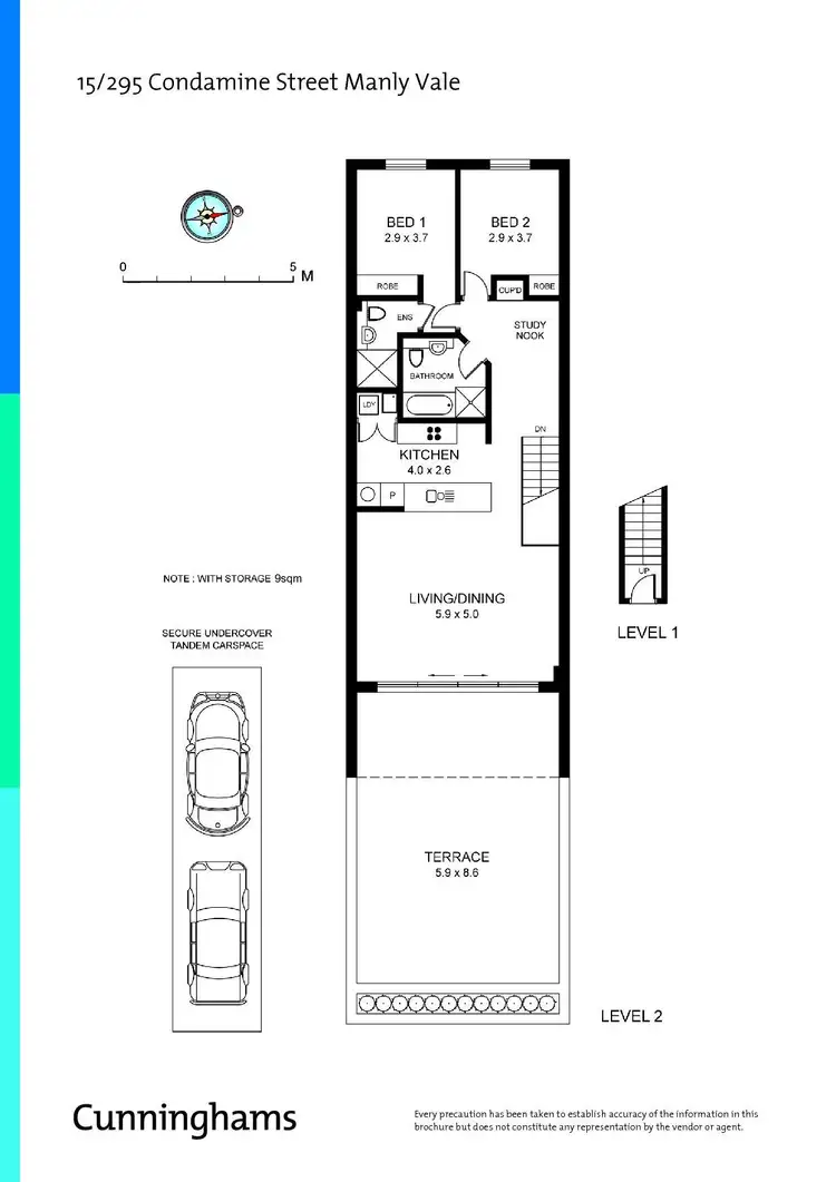 Floorplan of Homely apartment listing, 15/295 Condamine Street, Manly Vale NSW 2093