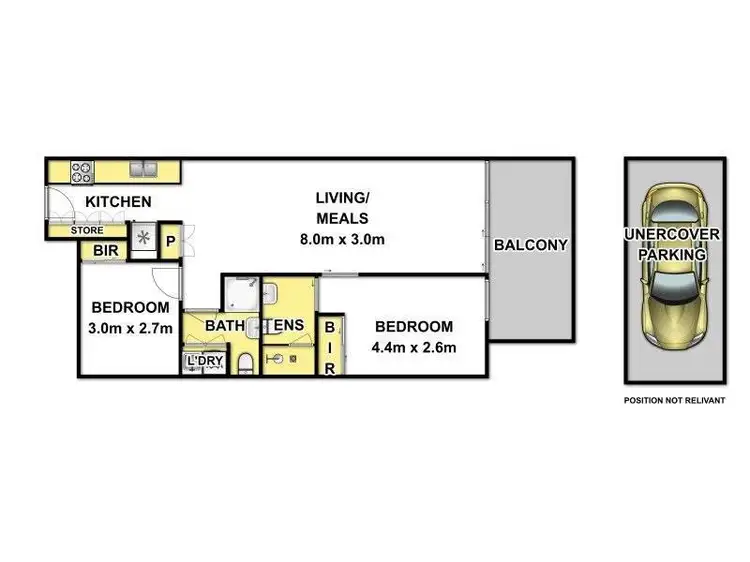Floorplan of Homely apartment listing, 205/15-21 Harrow Street, Box Hill VIC 3128