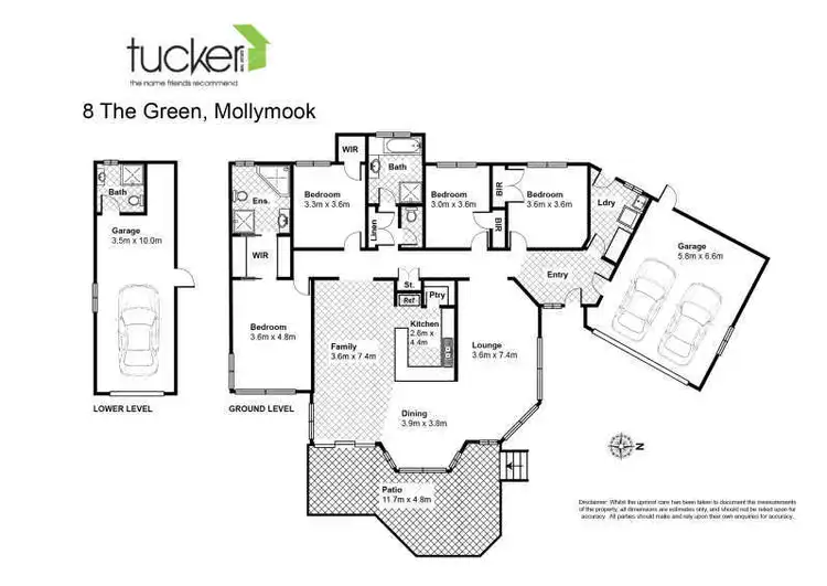 Floorplan of Homely house listing, 8 The Green, Mollymook NSW 2539