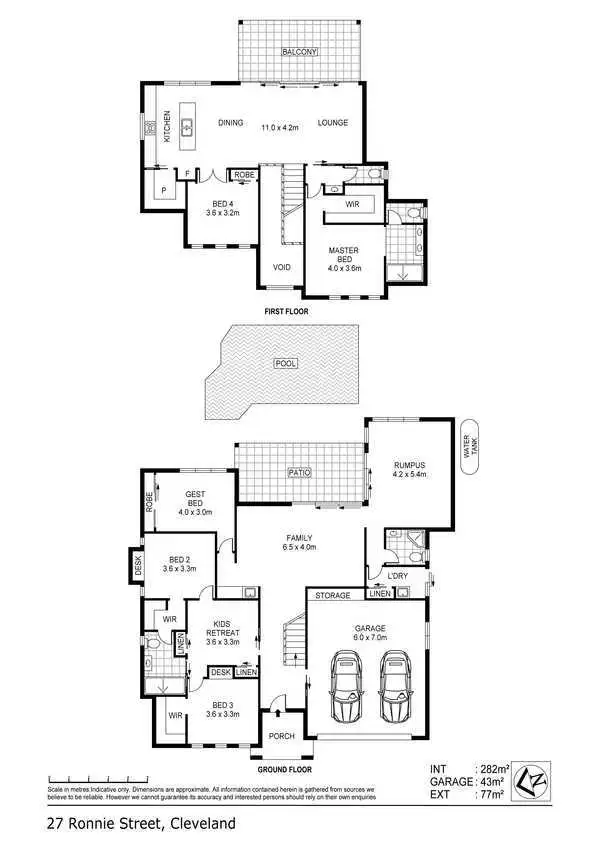 Floorplan of Homely house listing, 27 Ronnie Street, Cleveland QLD 4163