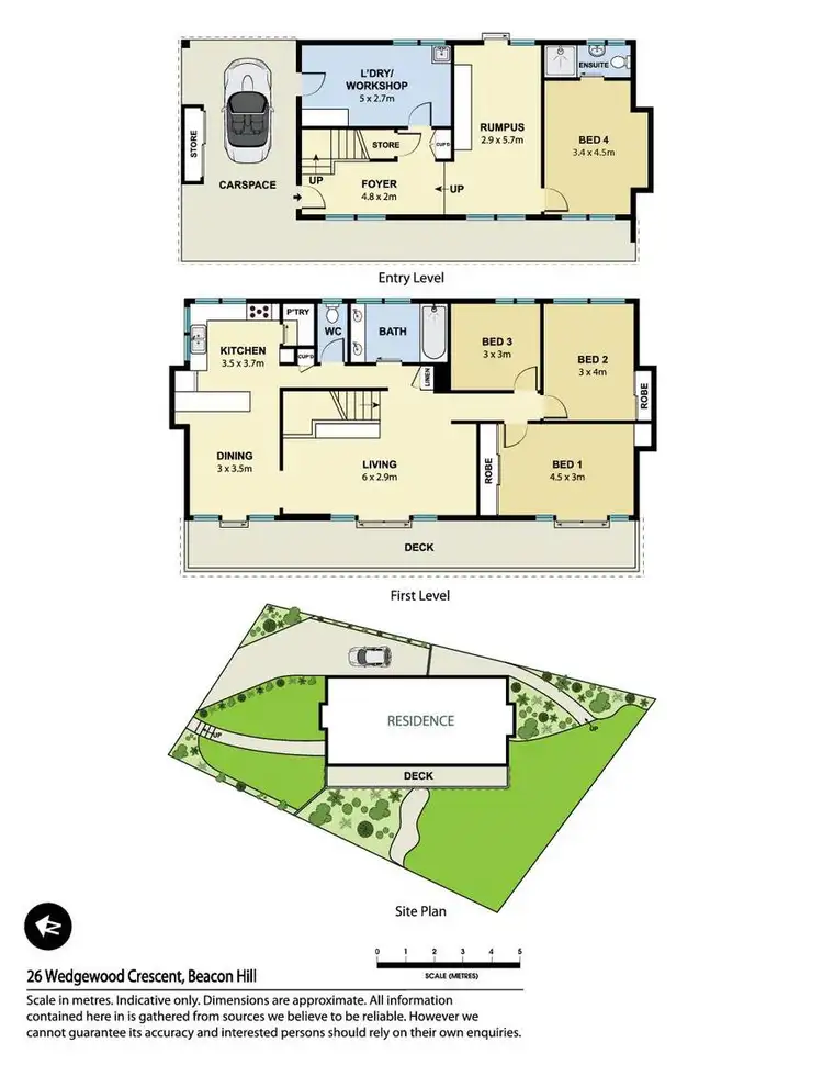 Floorplan of Homely house listing, 26 Wedgewood Crescent, Beacon Hill NSW 2100