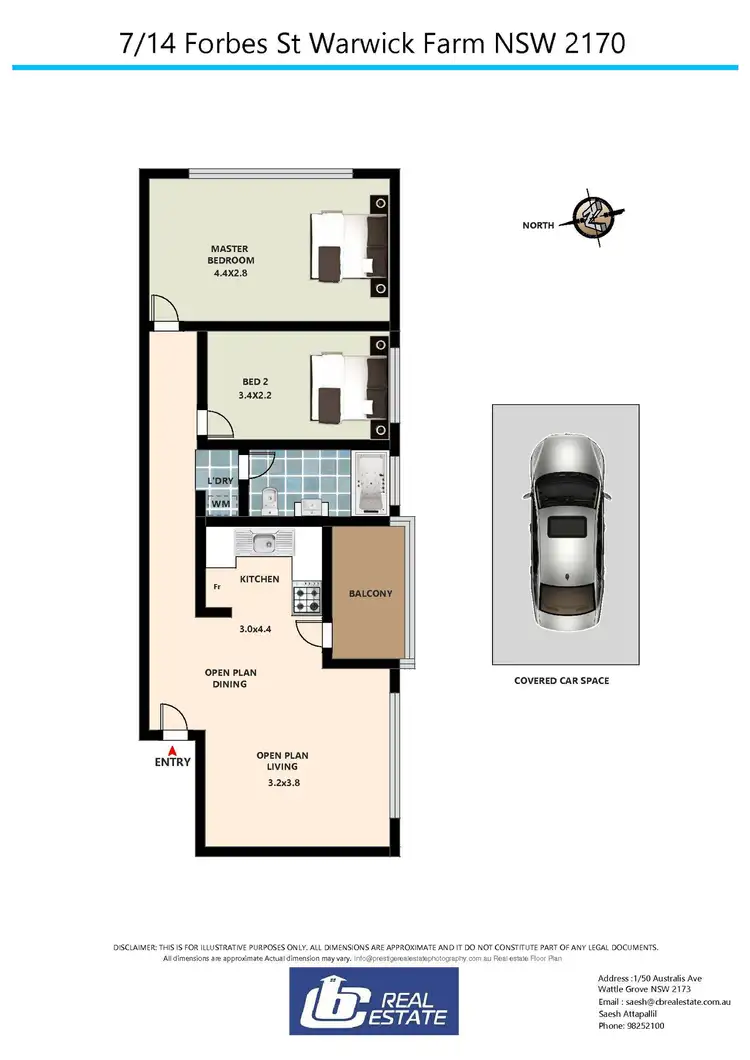 Floorplan of Homely apartment listing, 7/14 Forbes Street, Warwick Farm NSW 2170