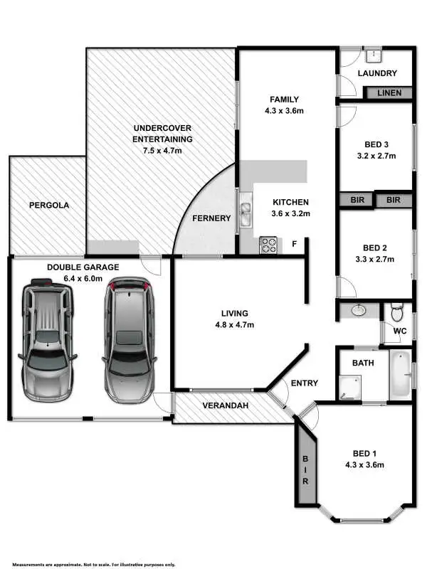 Floorplan of Homely house listing, 12 Milos Boulevard, Wodonga VIC 3690
