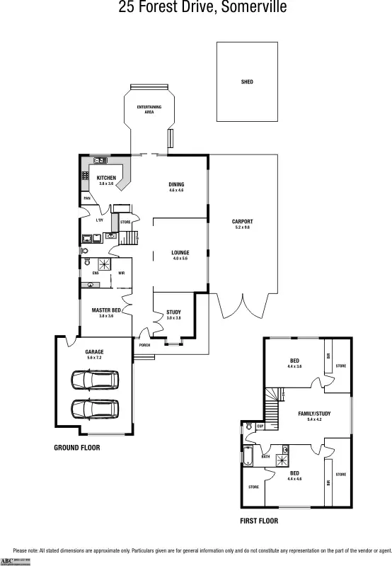Floorplan of Homely house listing, 25 Forest Drive, Somerville VIC 3912