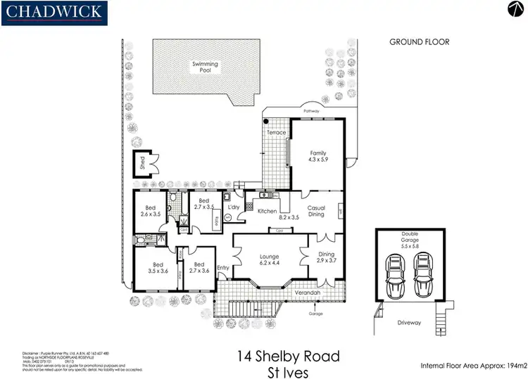 Floorplan of Homely house listing, 14 Shelby Road, St Ives NSW 2075