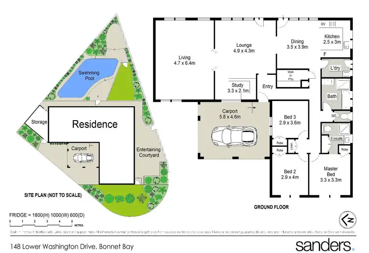 Floorplan of Homely house listing, 148 Lower Washington Drive, Bonnet Bay NSW 2226