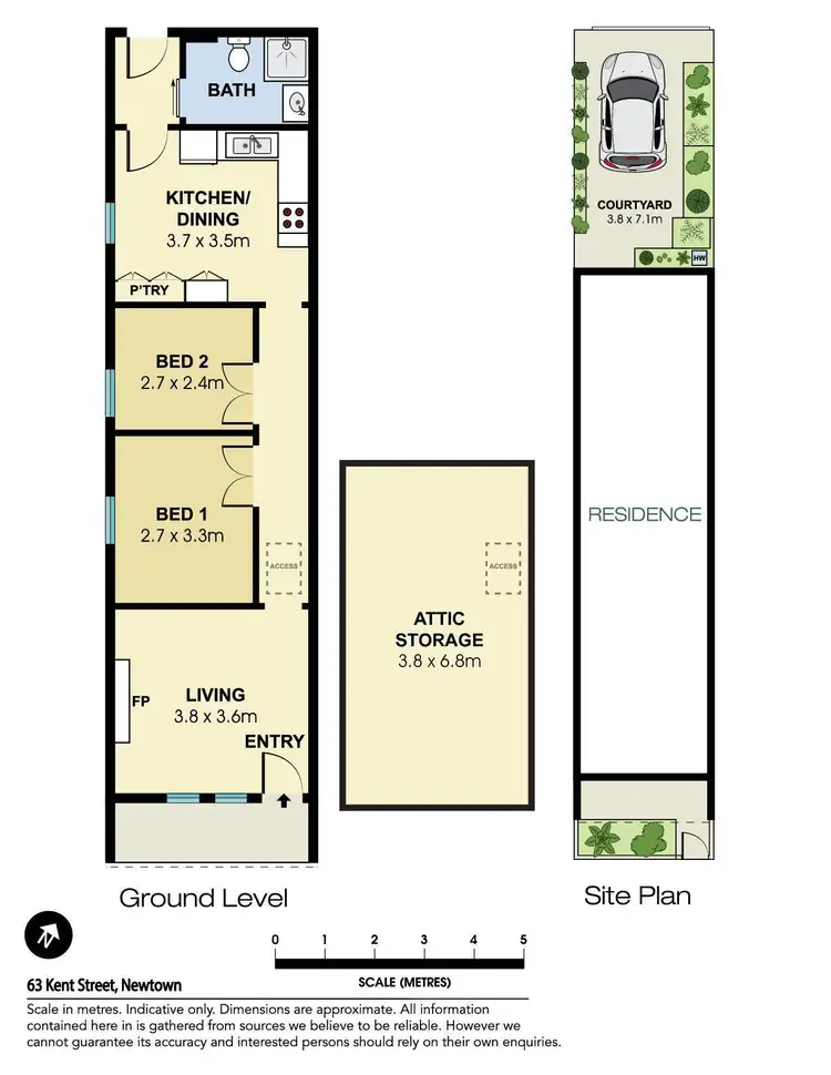 Floorplan of Homely house listing, 63 Kent Street, Newtown NSW 2042