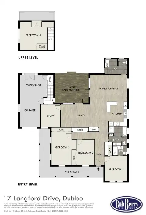 Floorplan of Homely house listing, 17 Langford Drive, Dubbo NSW 2830