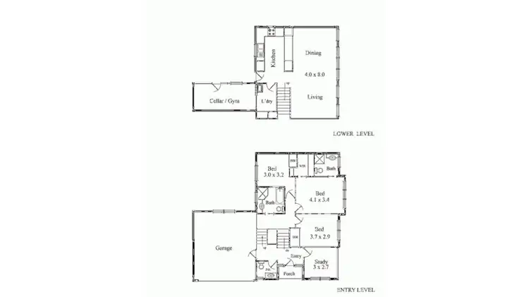 Floorplan of Homely townhouse listing, 1/52 Spencer Road, Camberwell VIC 3124