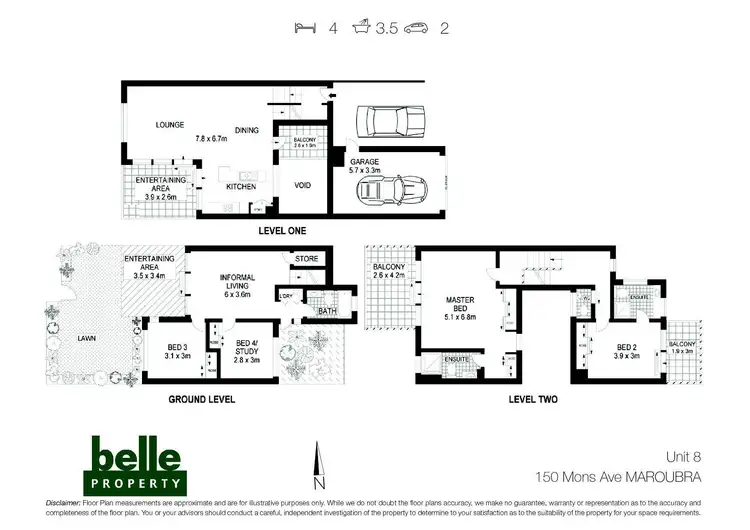 Floorplan of Homely house listing, 8/150 Mons Avenue, Maroubra NSW 2035