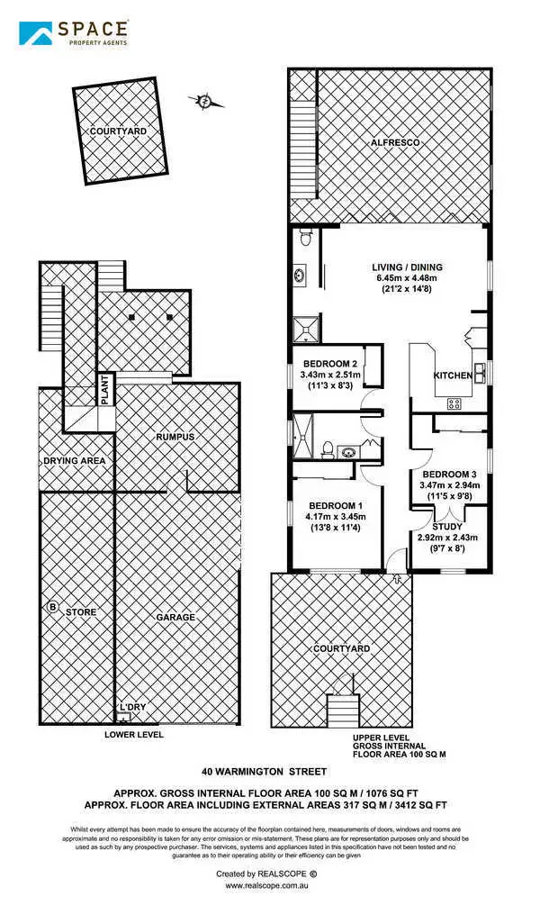 Floorplan of Homely house listing, 40 Warmington Street, Paddington QLD 4064