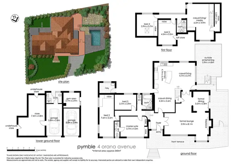 Floorplan of Homely house listing, 4 Orana Avenue, Pymble NSW 2073