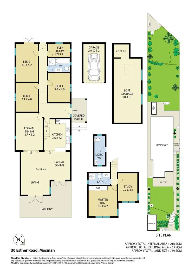 Floorplan of Homely house listing, 30 Esther Road, Mosman NSW 2088