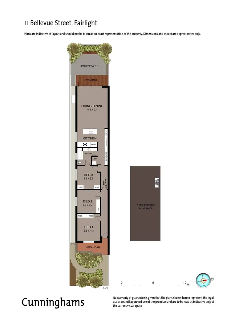 Floorplan of Homely semi-detached listing, 11 Bellevue Street, Fairlight NSW 2094