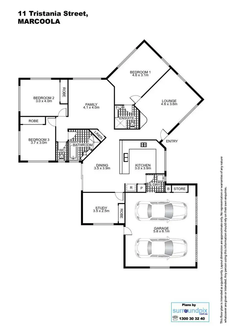 Floorplan of Homely house listing, 11 Tristania Street, Marcoola QLD 4564