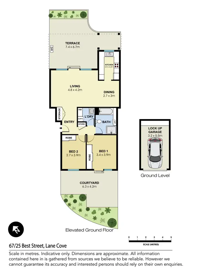 Floorplan of Homely apartment listing, 67/25 Best Street, Lane Cove NSW 2066