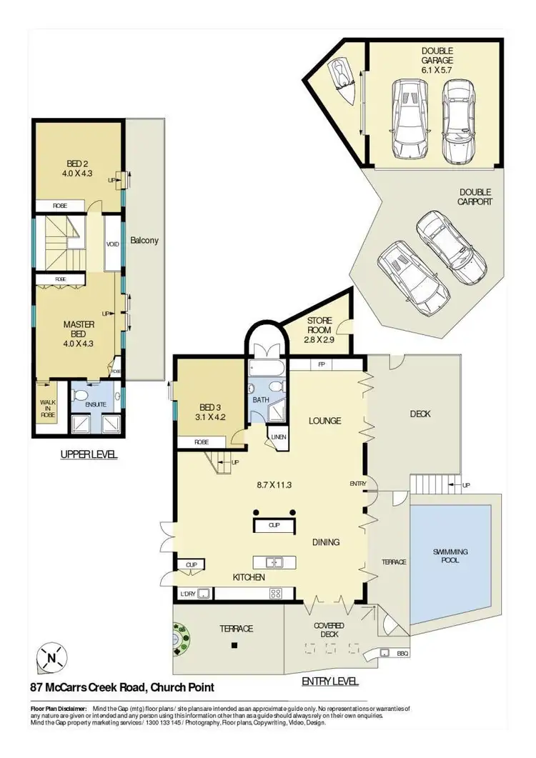 Floorplan of Homely house listing, 87 McCarrs Creek Road, Church Point NSW 2105