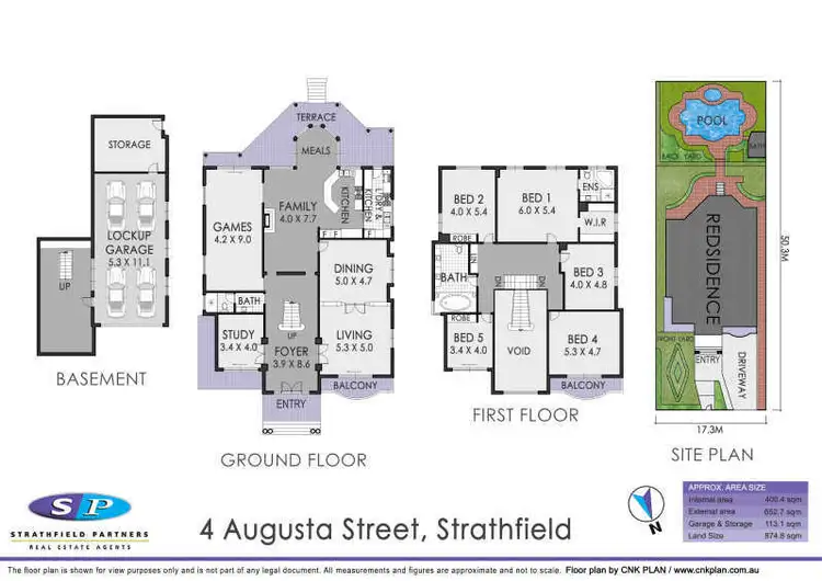 Floorplan of Homely house listing, 4 Augusta Street, Strathfield NSW 2135