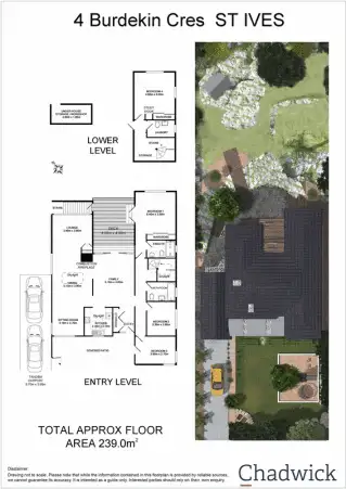 Floorplan of Homely house listing, 4 Burdekin Crescent, St Ives NSW 2075