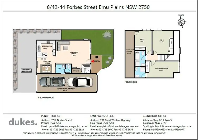 Floorplan of Homely villa listing, 6/42-44 Forbes Street, Emu Plains NSW 2750