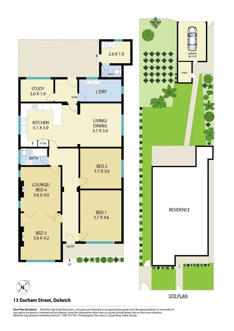 Floorplan of Homely house listing, 13 Durham Street, Dulwich Hill NSW 2203