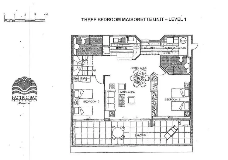 Floorplan of Homely apartment listing, 1324 Pacific Bay, Resort Drive, Coffs Harbour NSW 2450
