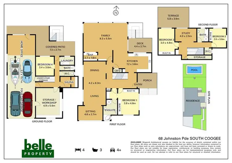 Floorplan of Homely house listing, 68 Johnston Parade, South Coogee NSW 2034