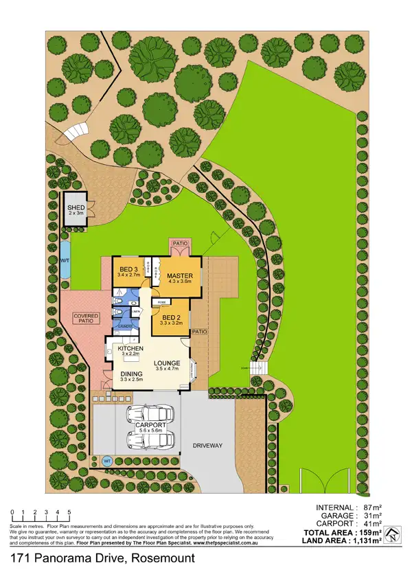 Floorplan of Homely house listing, 171 Panorama Drive, Rosemount QLD 4560