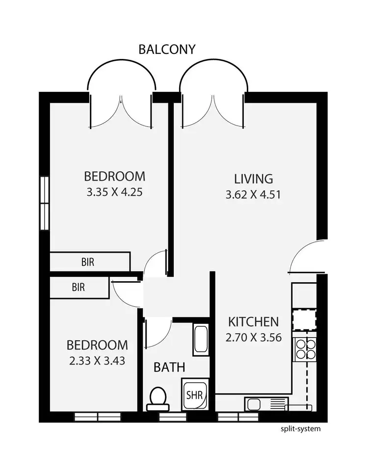 Floorplan of Homely unit listing, 8/28 Pier Street, Glenelg SA 5045