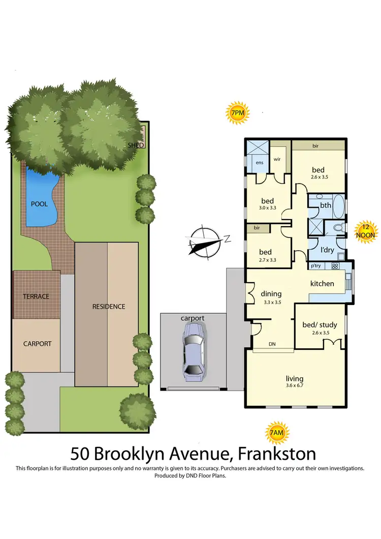 Floorplan of Homely house listing, 50 Brooklyn Avenue, Frankston VIC 3199