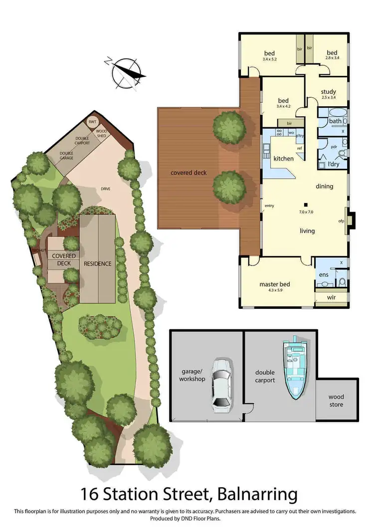 Floorplan of Homely house listing, 16 Station Street, Balnarring VIC 3926