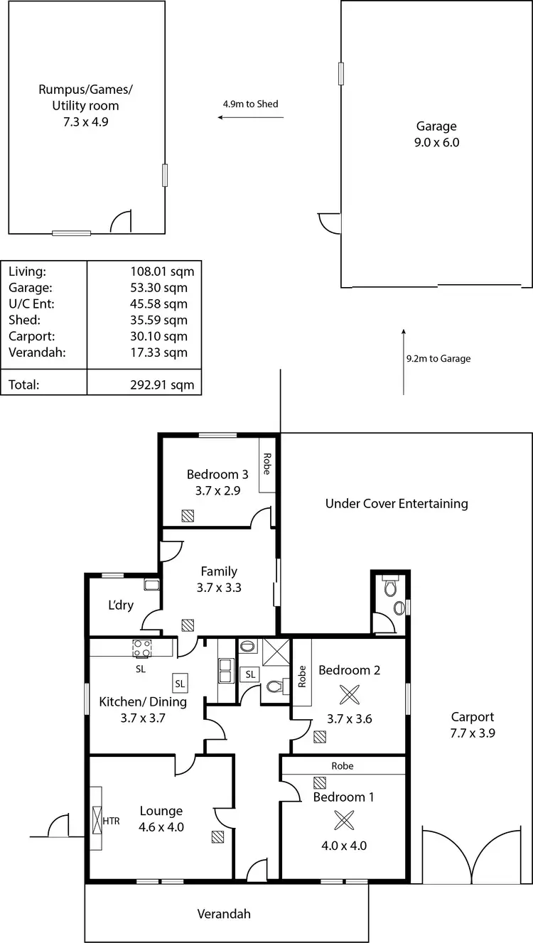 Floorplan of Homely house listing, 13 Margaret Avenue, West Croydon SA 5008