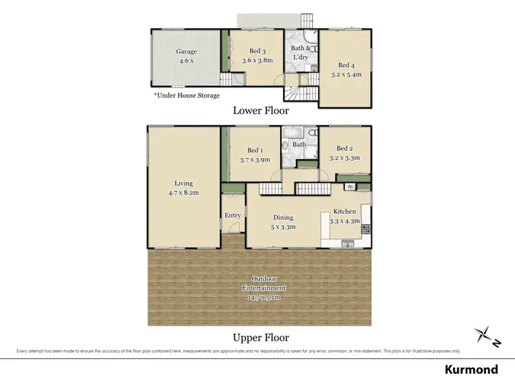 Floorplan of Homely house listing, 8 Jacqueline Place, Kurmond NSW 2757