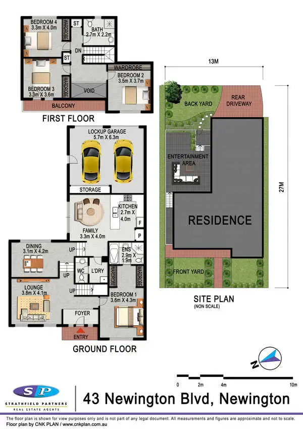 Floorplan of Homely house listing, 43 Newington Boulevard, Newington NSW 2127