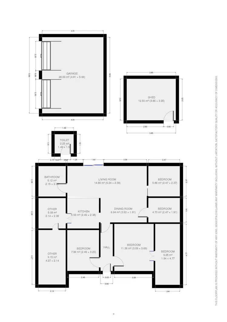 Floorplan of Homely house listing, 30 Midgeon Street, Narrandera NSW 2700