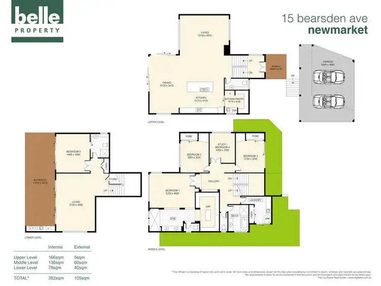 Floorplan of Homely house listing, 15 Bearsden Avenue, Newmarket QLD 4051